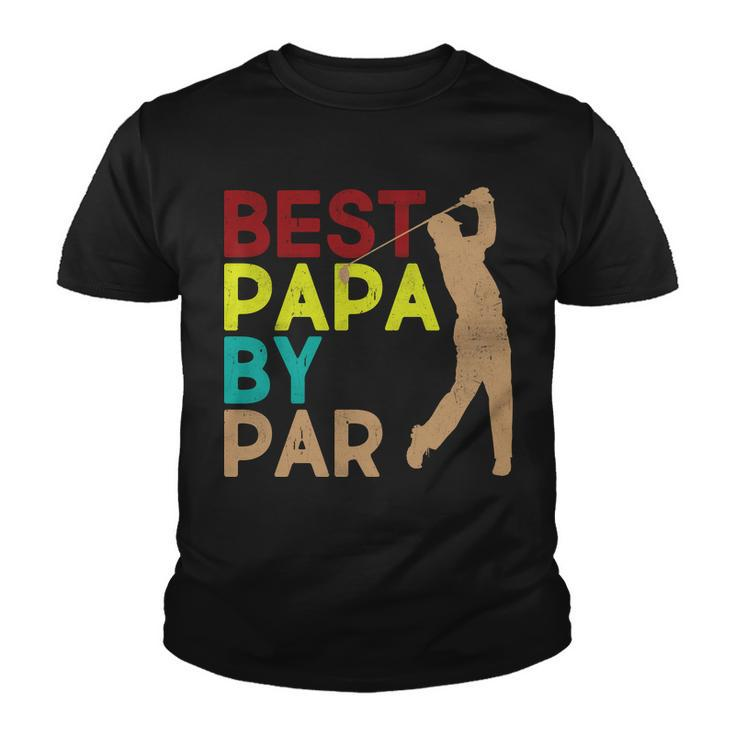 Best Papa By Par Tshirt Youth T-shirt