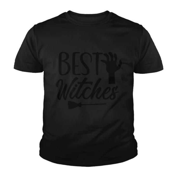 Best Witches Broom Funny Halloween Quote Youth T-shirt