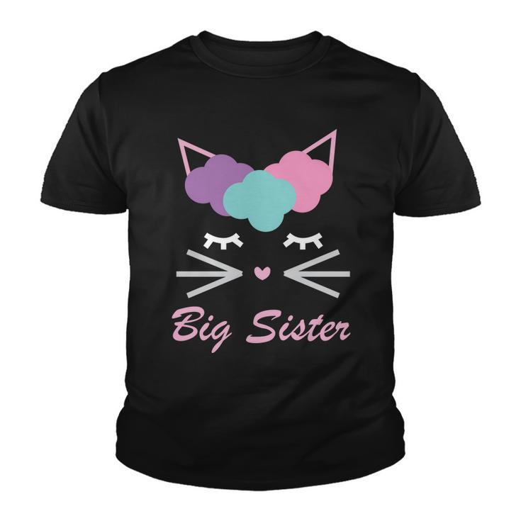 Big Sister Cute Cat Tshirt Youth T-shirt