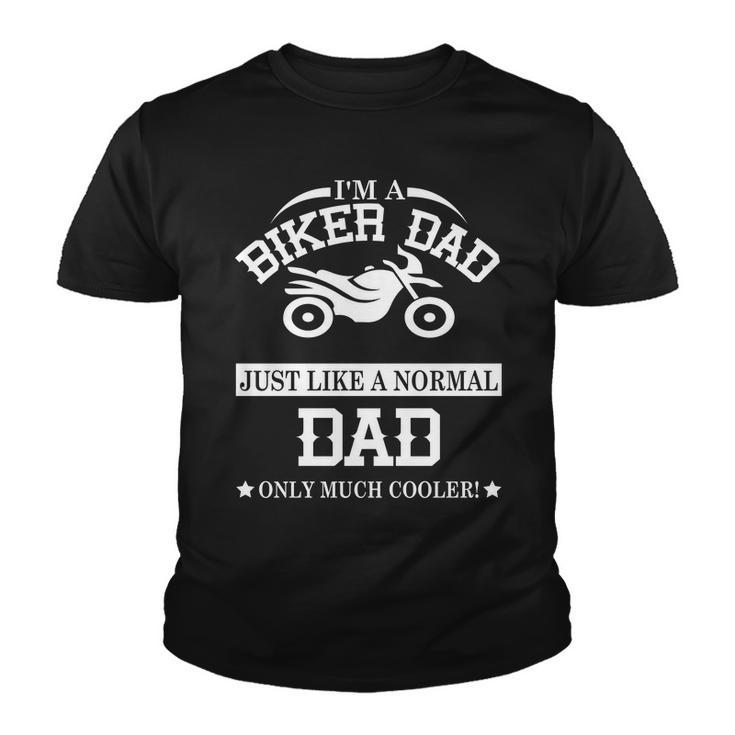 Biker Dad Tshirt Youth T-shirt