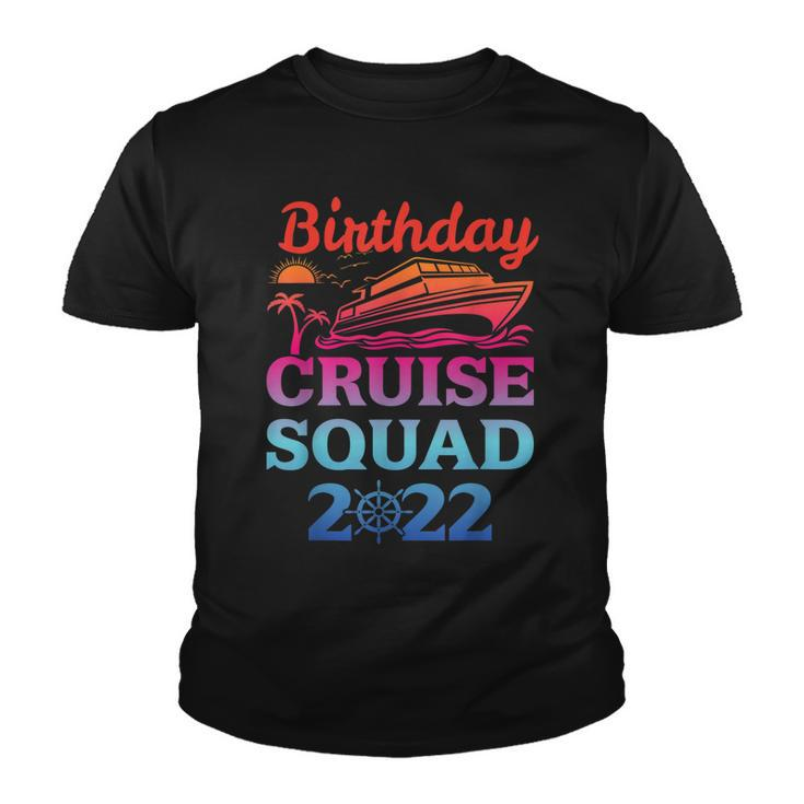 Birthday Cruise Squad Funny Birthday Cruise Ship Party  Youth T-shirt