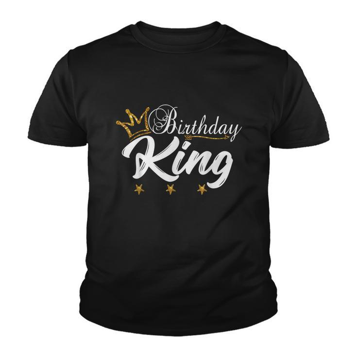Birthday King Gold Crown Shirt For Boys And Men Tshirt Youth T-shirt