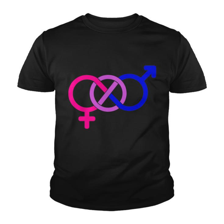 Bisexual Bi Pride Shirt Gay Parade Lgbtq Tshirt Youth T-shirt