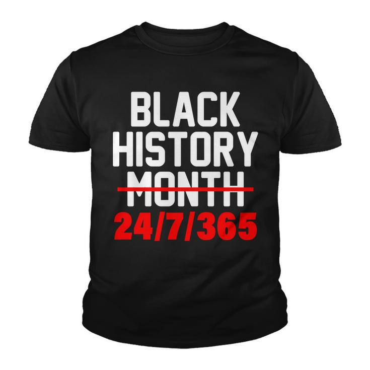 Black History Month All Year Tshirt Youth T-shirt