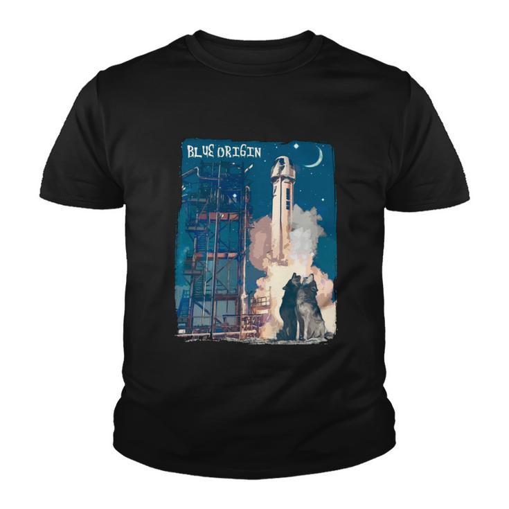 Blue Origin Space Launch Tshirt Youth T-shirt