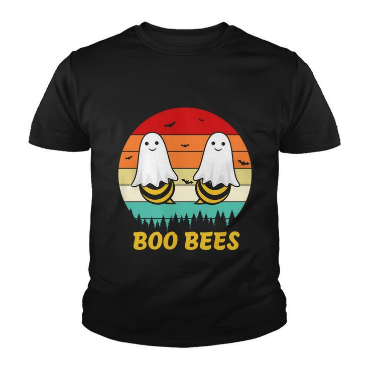 Boo Bees Ghost Halloween Quote V2 Youth T-shirt
