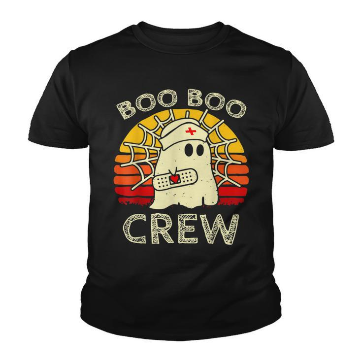 Boo Boo Crew Nurse  Funny Ghost Halloween Nurse  V3 Youth T-shirt