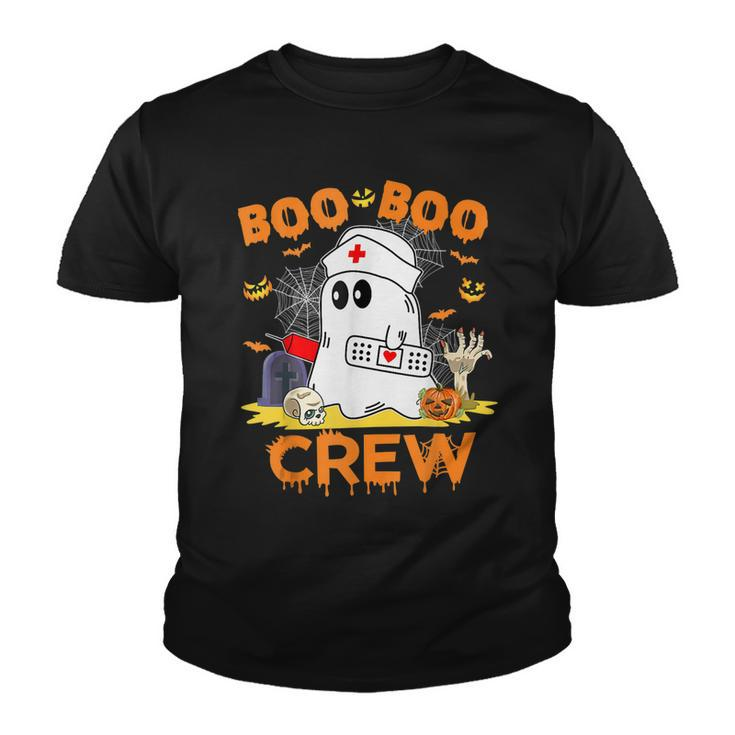 Boo Boo Crew Nurse Halloween Vibes Halloween Costume  Youth T-shirt