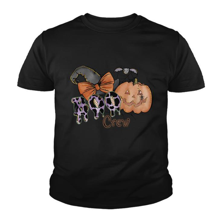 Boo Crew Pumpkin Halloween Quote V2 Youth T-shirt
