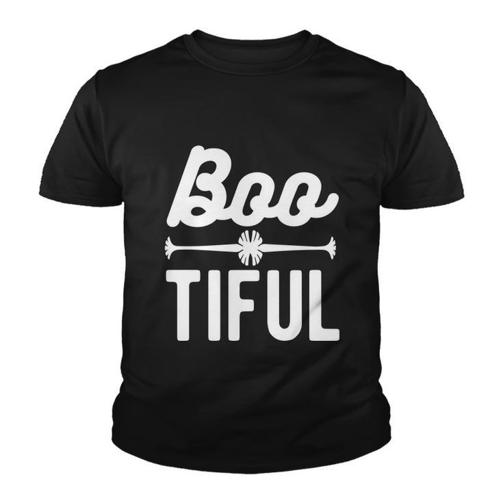 Boo Tiful Halloween Quote Youth T-shirt