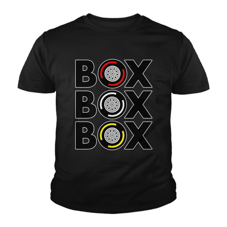 Box Box Box F1 Tire Compound Design Classic Tshirt Youth T-shirt