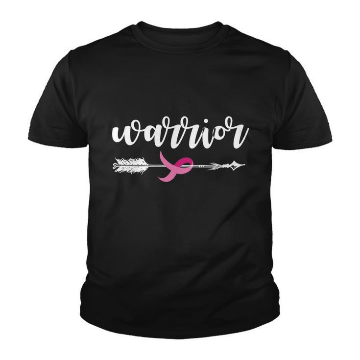 Breast Cancer Awareness Warrior Pink Ribbon Youth T-shirt