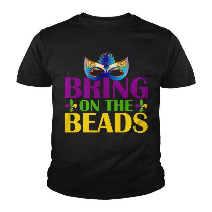 Bring On The Beads Mardi Gras Youth T-shirt