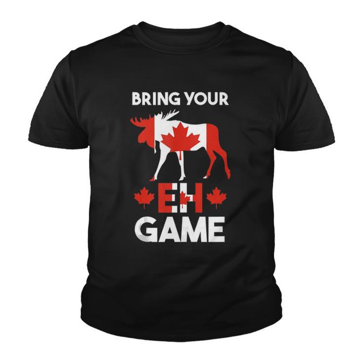 Bring Your Eh Game Canada  V2 Youth T-shirt
