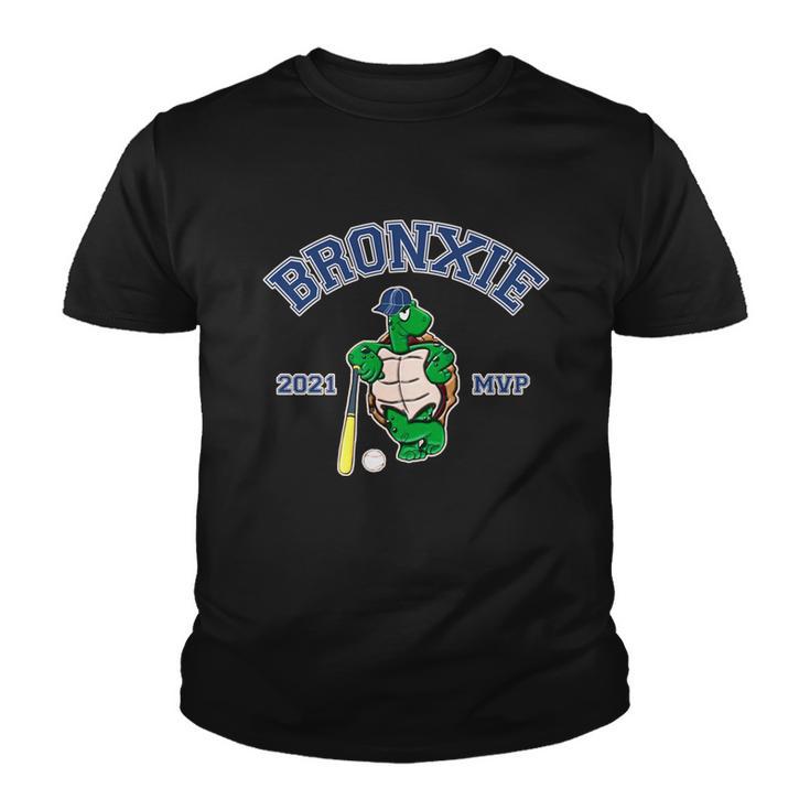 Bronxie 2021 Mvp Baseball Turtle Logo Tshirt Youth T-shirt