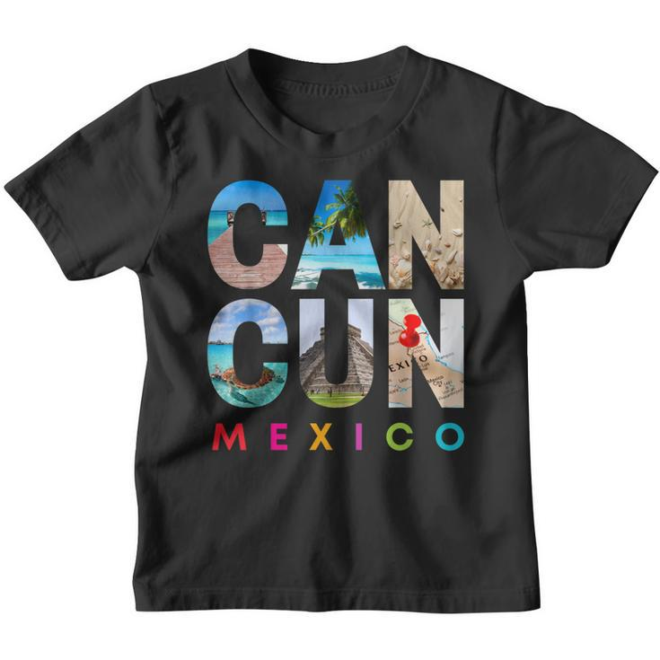 Cancun Mexico 2022 Vacation Beach Matching Family Group  Youth T-shirt