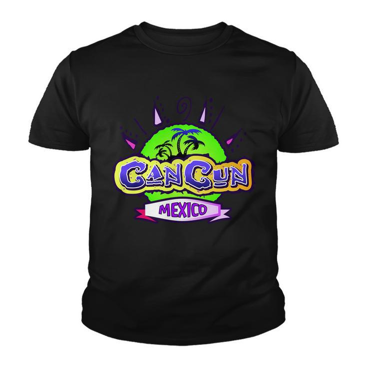 Cancun Tropical Logo Youth T-shirt