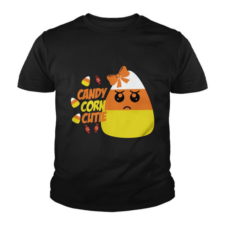 Candy Corn Cutie Halloween Quote V2 Youth T-shirt