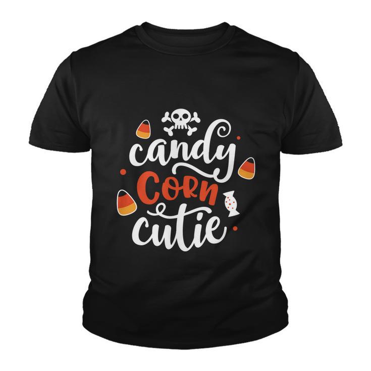 Candy Corn Cutie Halloween Quote V5 Youth T-shirt