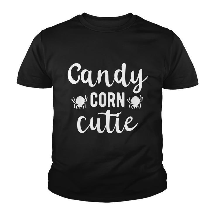 Candy Corn Cutie Halloween Quote Youth T-shirt