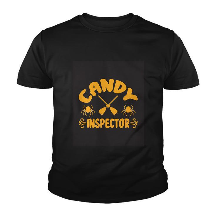 Candy Inspector Funny Halloween Quote Youth T-shirt