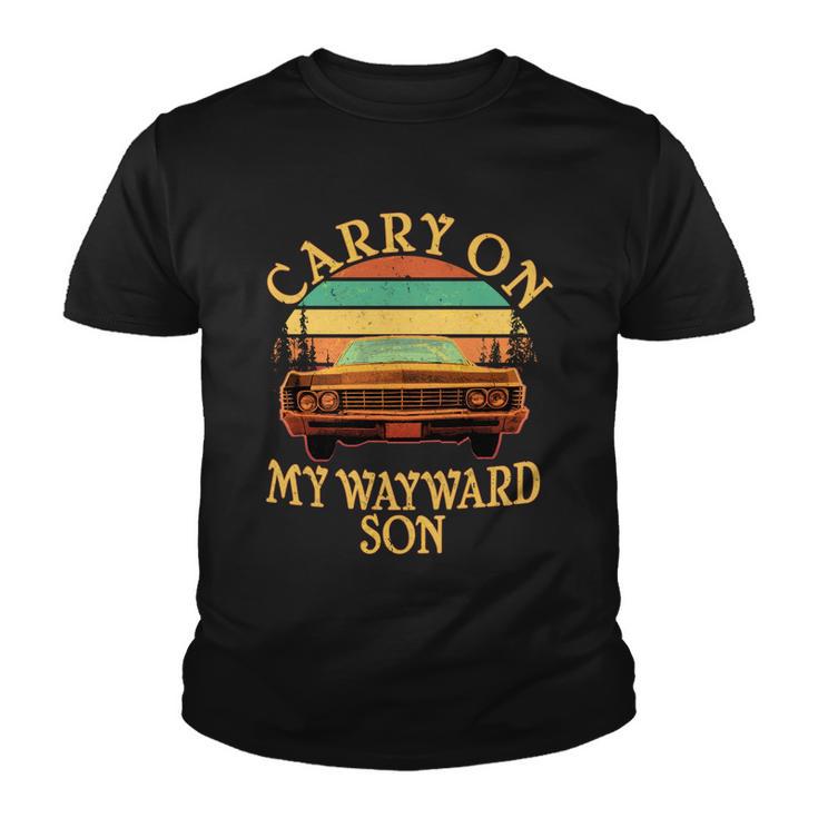 Carry On My Wayward Son Tshirt Youth T-shirt