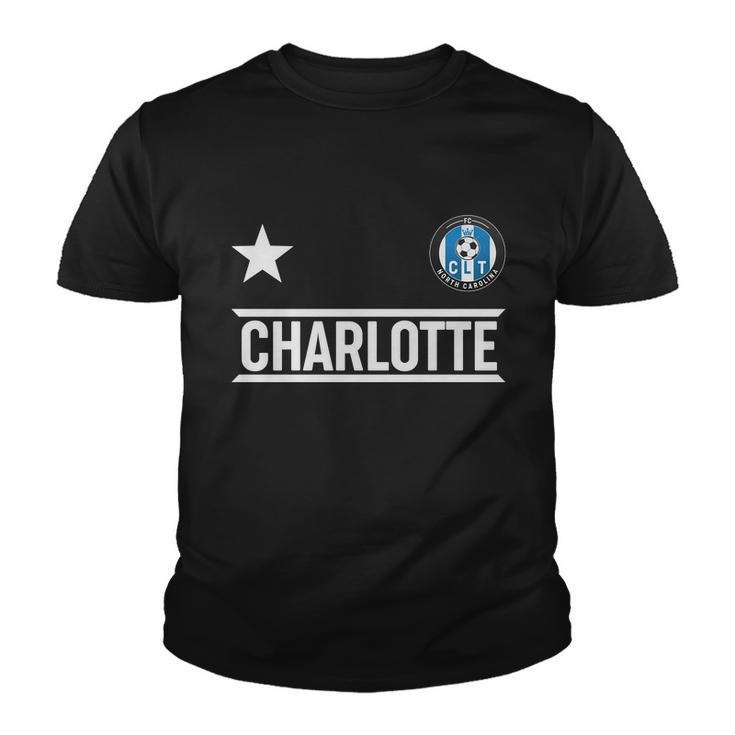 Charlotte North Carolina Soccer Jersey Youth T-shirt