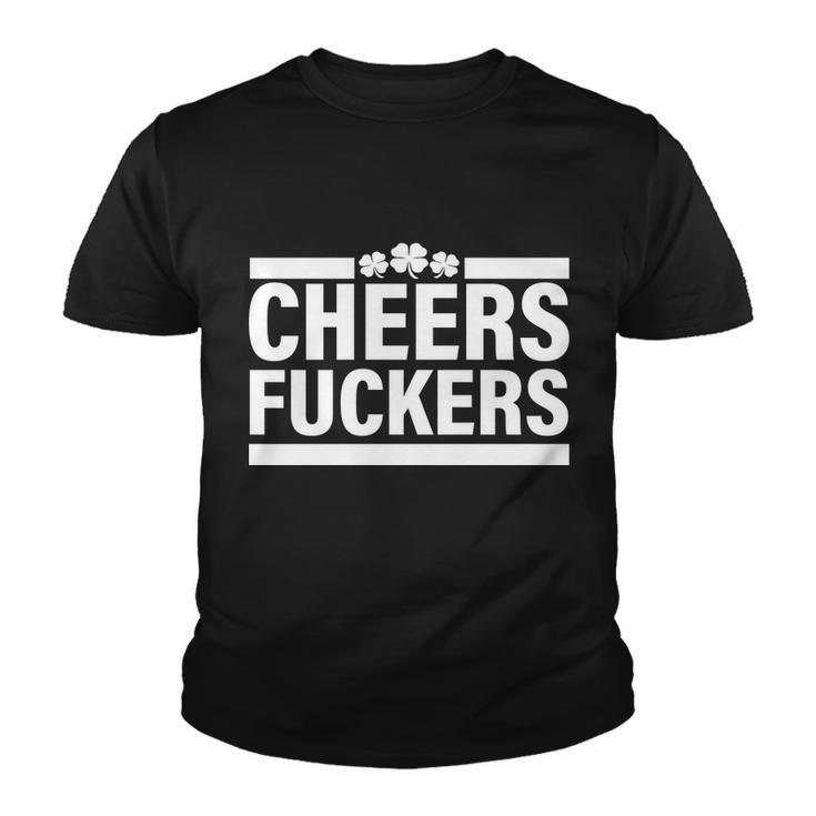 Cheers Fuckers Shamrock Youth T-shirt