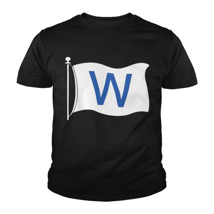 Chicago Win W Flag Baseball Tshirt Youth T-shirt