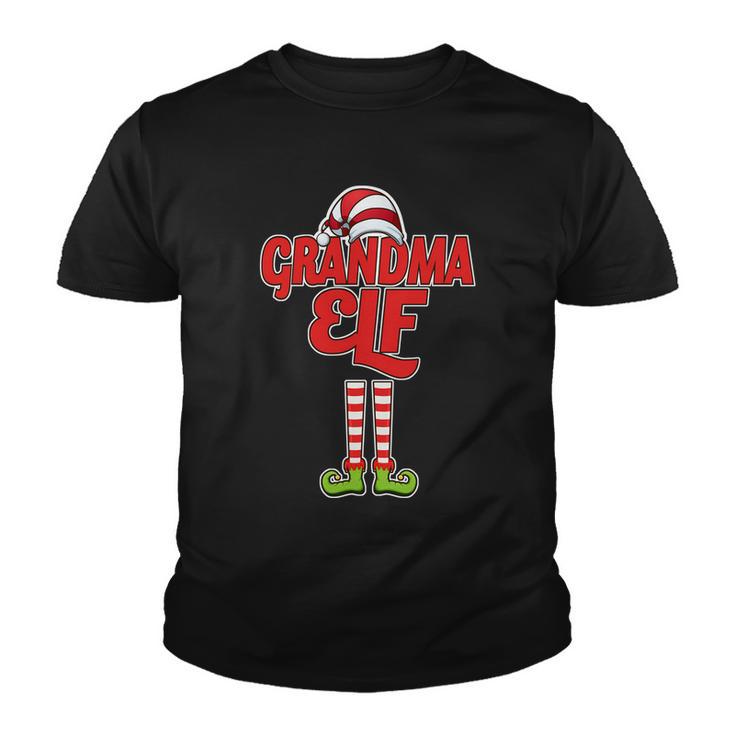 Christmas Grandma Elf Tshirt Youth T-shirt