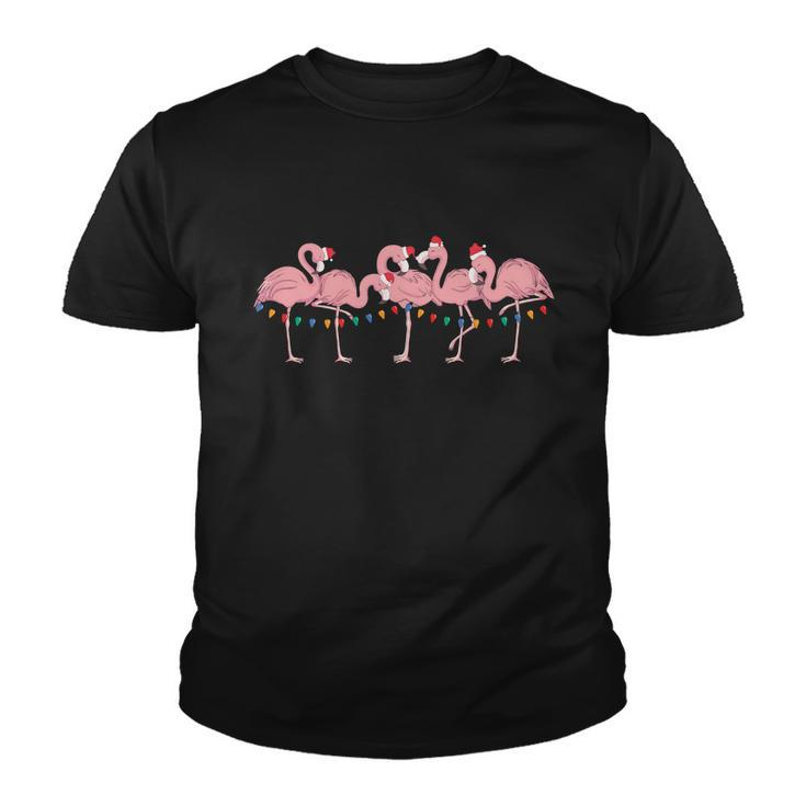 Christmas In July Beach Flamingo Christmas In July Youth T-shirt