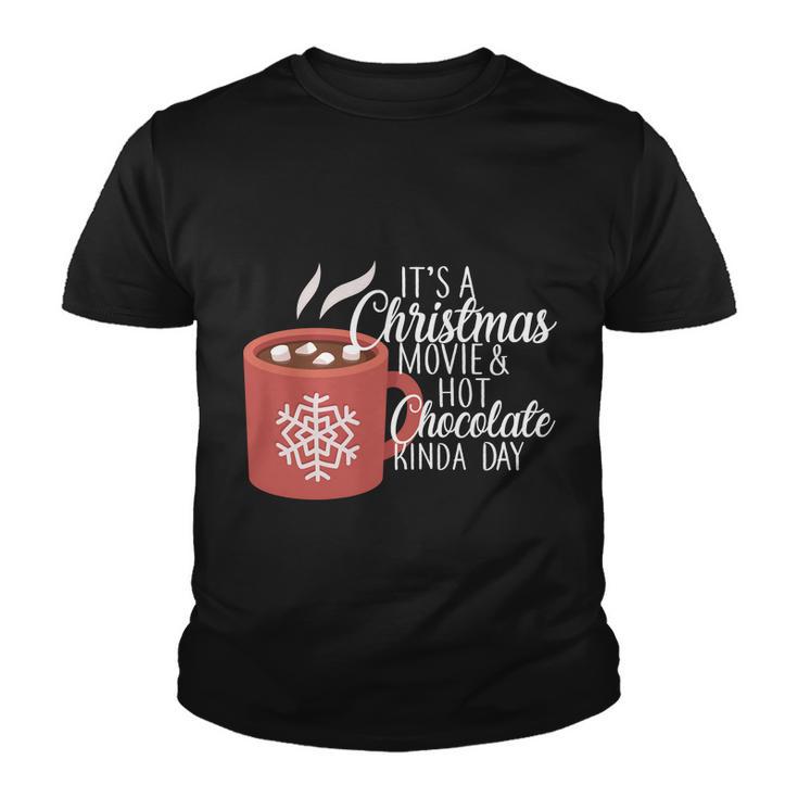 Christmas  Movie And Hot Chocolate Youth T-shirt