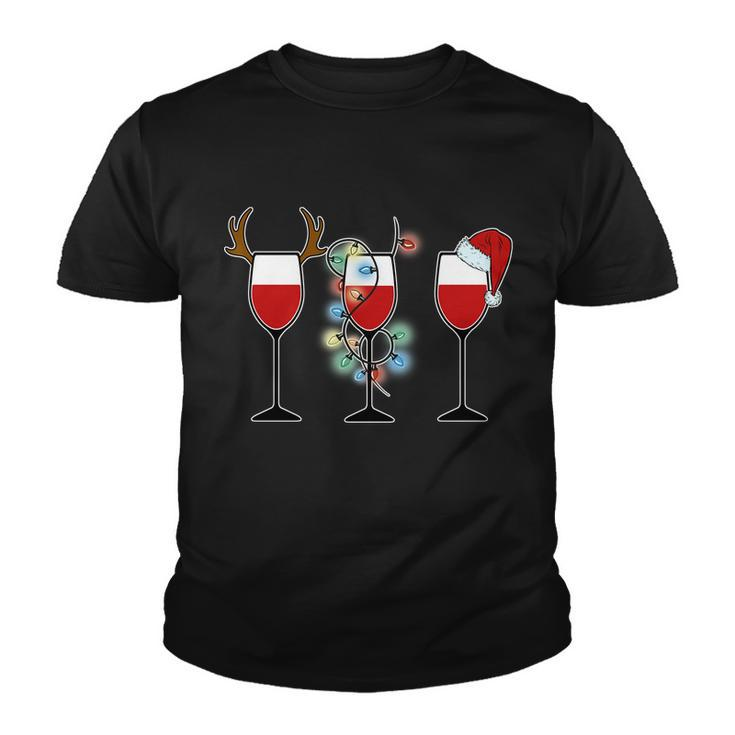Christmas Wine Party Tshirt Youth T-shirt