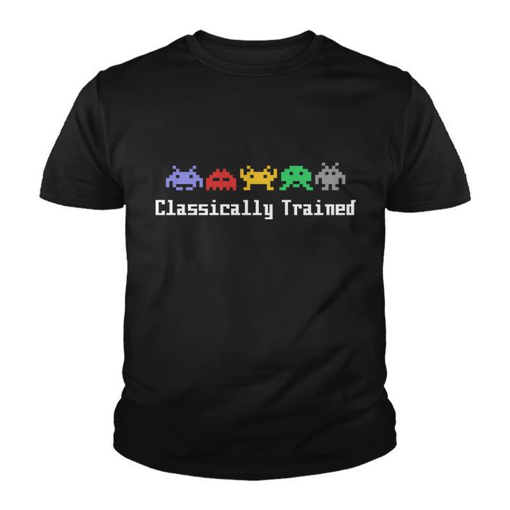 Classically Trained 80S Video Game Aliens Tshirt Youth T-shirt