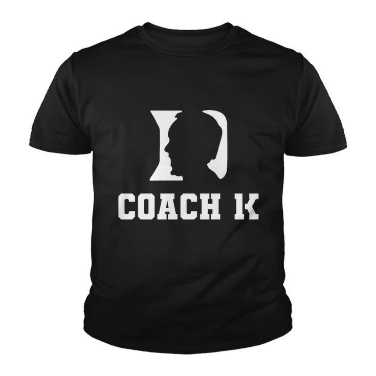 Coach 1K 1000 Wins Basketball College Font 1 K Youth T-shirt
