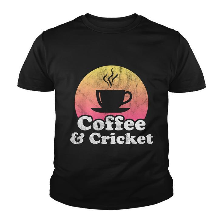 Coffee And Cricket Great Gift Youth T-shirt