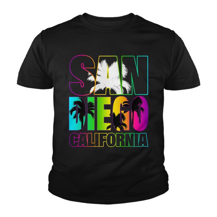 Colorful San Diego California Tshirt Youth T-shirt