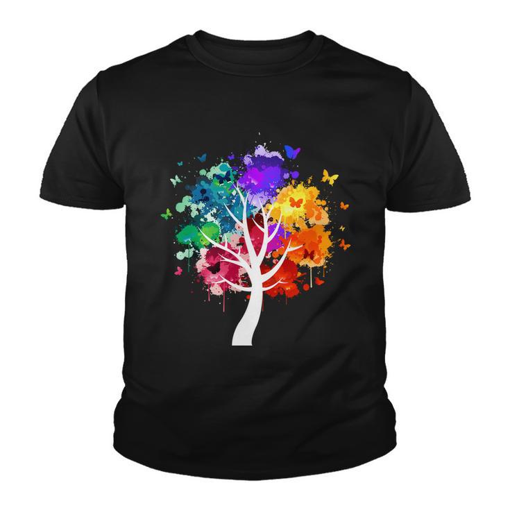 Colorful Tree Of Life Tshirt Youth T-shirt