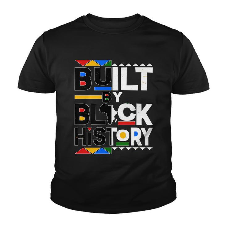 Cool Built By Black History Youth T-shirt