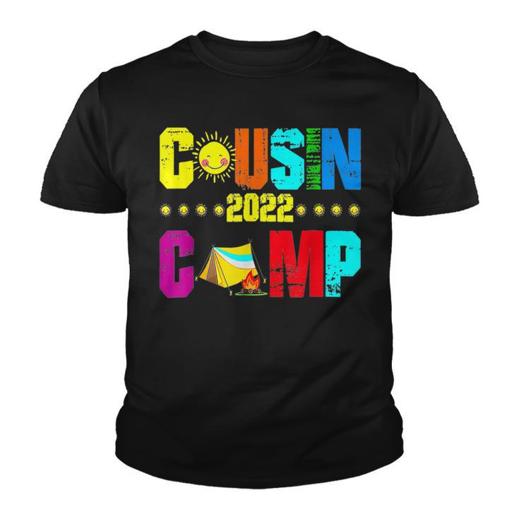 Cousin Camp  2022 Family Camping Summer Vacation Crew  V2 Youth T-shirt