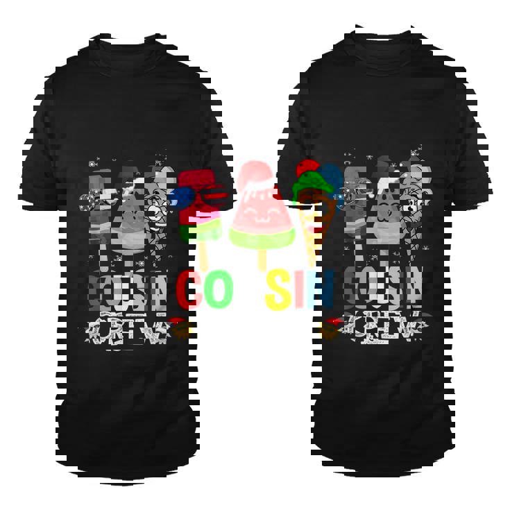 Cousin Crew Christmas In July Squad Pajamas Matching Family Youth T-shirt