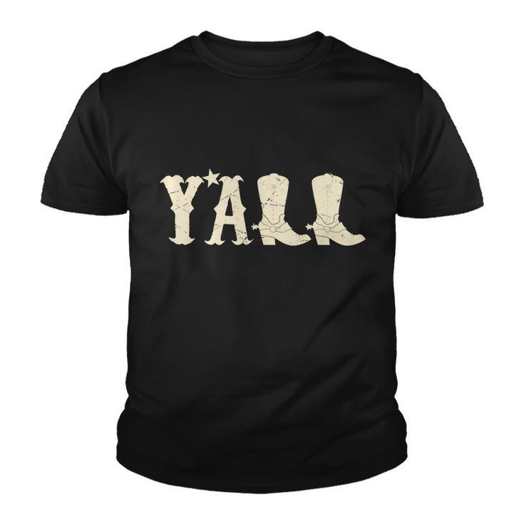 Cowboy Boots Y&All Youth T-shirt