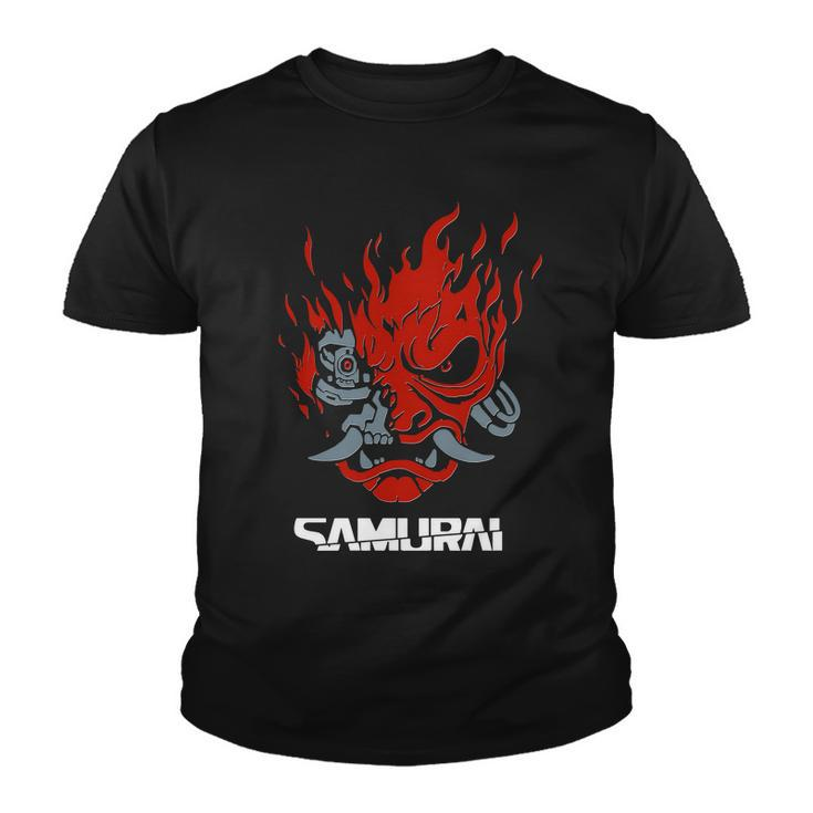 Cyberpunk Cyborg Samurai Youth T-shirt