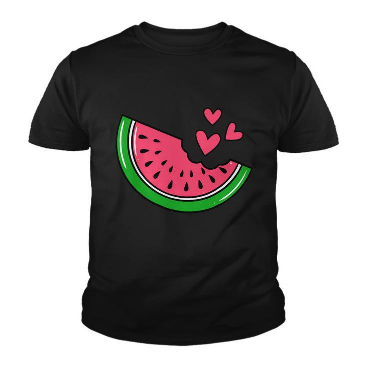Dabbing Watermelon Kawaii Dab Summer Fruit Melon Lover Youth T-shirt