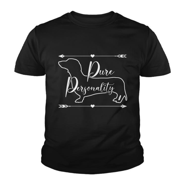 Dachshund Wiener Doxie Mom Cute Doxie Graphic Dog Lover Gift V2 Youth T-shirt