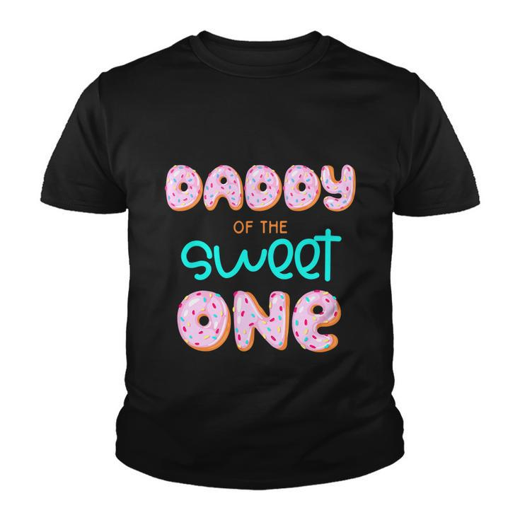 Daddy Of The Sweet One First Birthday Matching Family Donut Youth T-shirt