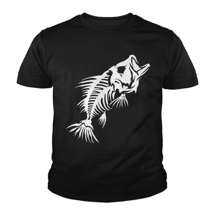 Dead Fish Skeleton X-Ray Tshirt Youth T-shirt