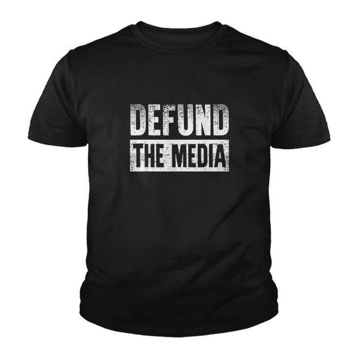 Defund The Media Tshirt Youth T-shirt