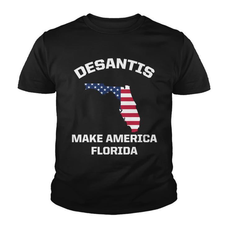 Desantis Make America Florida Usa Youth T-shirt