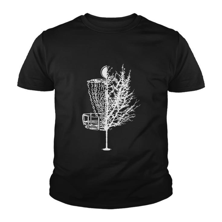 Disc Golf Basket Tree Shirts Funny Tshirt Youth T-shirt
